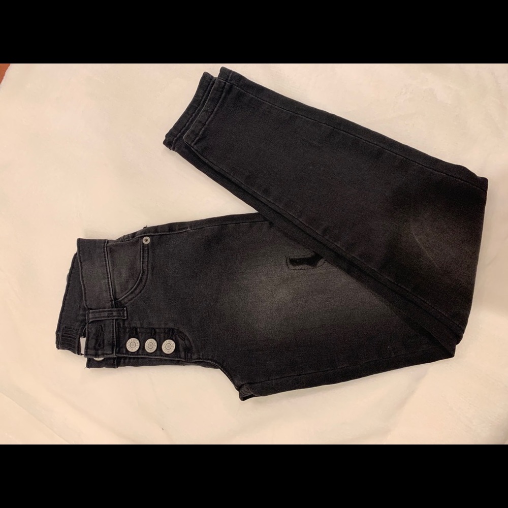 Vintage Justice Size 10 Black Jeans